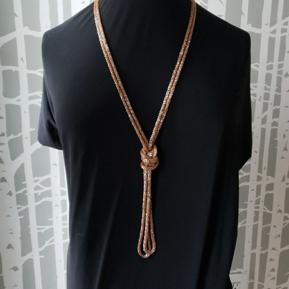 Nearly vintage Czech beaded necklace